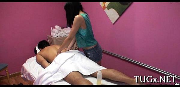  Chap caught having sex during massage